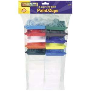  Quality value No Spill Paint Cups Square By Chenille Kraft 