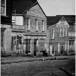  1864 Auction & Negro Sales Store Photograph History of 