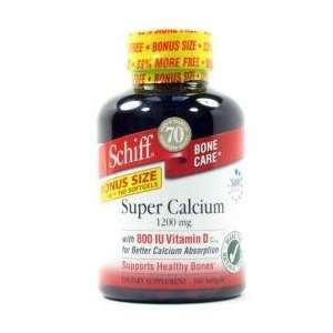  Schiff Super Calcium 1200mg Plus Vitamin D Softgels 120 