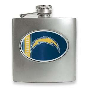    San Diego Chargers Stainless Steel Hip Flask