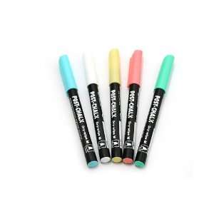  Kuretake Dry Erase Liquid Post Chalk Marker Pen   5 Color 