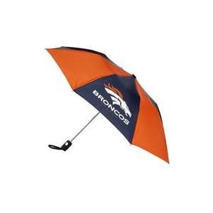  totes Denver Broncos Small Auto Folding Umbrella  NFL 
