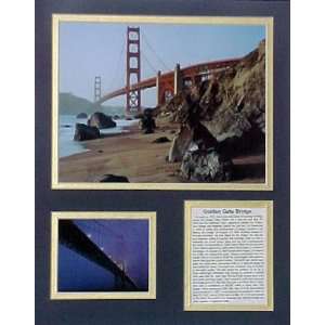  The Golden Gate Bridge Famous Landmark Picture Plaque 