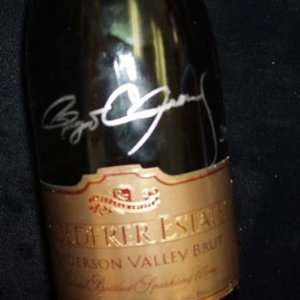  Roger Clemens 300 Game Winner Autographed Champagne Bottle 