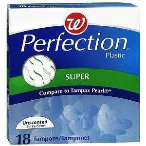   Perfection Tampons Plastic Applicator Unscented 