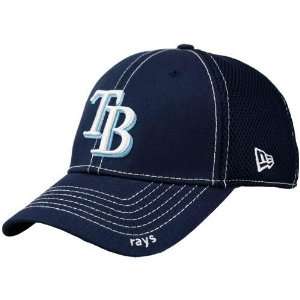 New Era Tampa Bay Rays Navy Blue Neo 39THIRTY Stretch Fit Hat  