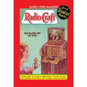  Radio Craft The Radio Set of 1950 24X36 Giclee Paper 