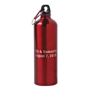  Personalized Water Bottle   Red   Party Themes & Events 