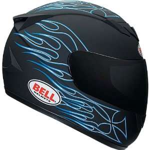 Bell Double Crossed Adult Apex Sports Bike Motorcycle Helmet   Blue 