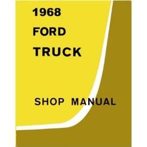  1968 FORD TRUCK Full Line Shop Service Repair Manual Book 