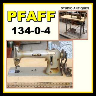 PFAFF Vintage 134 SEWING MACHINE 1/3 HP Westinghouse  