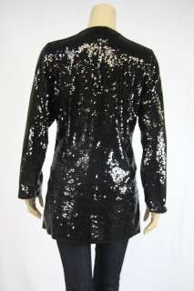 Womens Joan Boyce  Pauletta Sequin Sweater Black Multiple Sizes 
