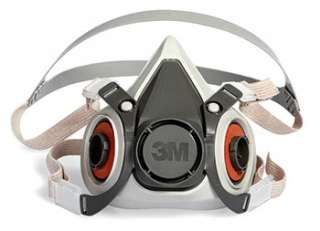 3M 6200 Medium Respirator Paint Spray Smoke Gas Mask  