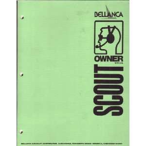  Bellanca Scout Aircraft Owner Manual Bellanca Books