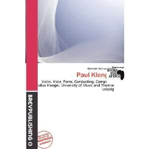  Paul Klengel (9786200754165) Germain Adriaan Books
