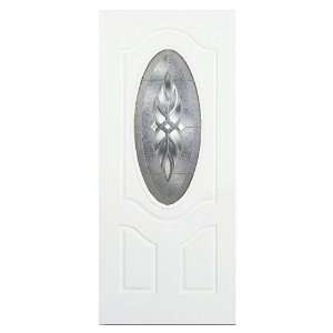  Benchmark by Therma Tru 37 1/2W 3/4 Oval White Entry Door 