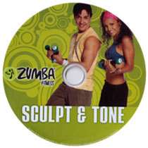 Zumba Sculpt & Tone workout dvd, fun & very effective  