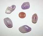 Set of 5 Lilac Amethyst Gemstones Lot   Healing, Reiki