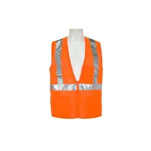 3A Safety SME C2400 L ANSI Class 2 High Visibility Zipper Front Mesh 