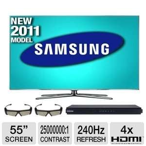    Samsung UN55D8000 55 Class 3D LED HDTV Bundle Electronics