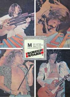 1975 Led Zeppelin IV Zoso Concert Black Album Tour NOS Kiosk Swan Song 
