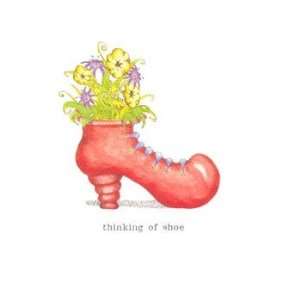  Thinking Of Shoe, Note Card by Alicia Tormey, 5x5