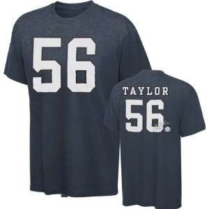  Lawrence Taylor New York Giants Navy Hall Of Fame Name 