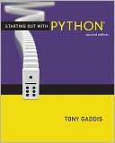 Starting Out with Python Tony Gaddis