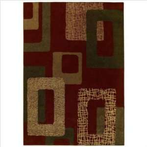  Shaw Rugs 3V3 10800 Origins Metro Cayenne Red Contemporary 