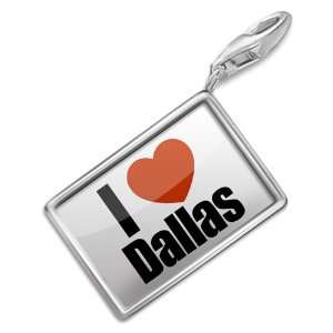 FotoCharms I Love Dallas region Texas, United States   Charm with 