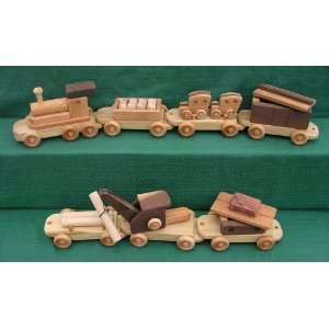  Handmade Wood Toy Jumbo Train Toys & Games