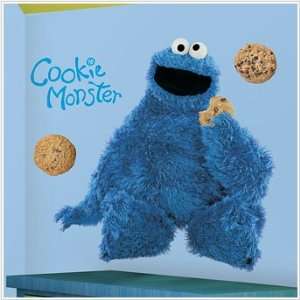 Sesame Street Cookie Monster Mega Decal Pack   Includes 1 Giant Cookie 