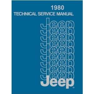  1980 JEEP CJ WRANGLER SCRAMBLER etc Shop Service Manual 