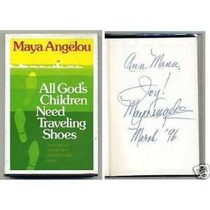  Maya Angelou All Gods Children Need Shoes Signed Book 