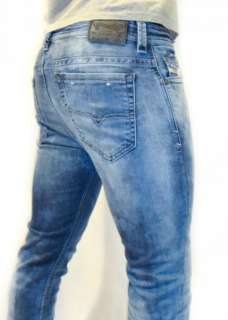 NWT DIESEL Mens Vintage Blue Jeans Thavar Slim Leg 885B 32 Length 