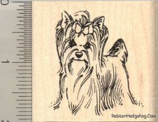 Yorkshire Terrier Rubber Stamp H11809 WM yorkie dog  