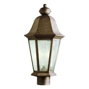  Trans Globe 4963 BN Classic   Two Light Outdoor Post Mount 