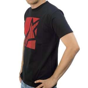  Alpinestars Linear T Shirt , Color Black/Red, Size XL 