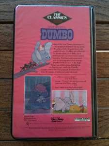 Dumbo   Black Diamond 24V   Disney Release Date 1 2 85  
