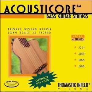   Acousticore Phosphor Bronze 5 String Bass Strings Musical Instruments