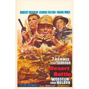  Desert Battle (1969) 27 x 40 Movie Poster Belgian Style A 