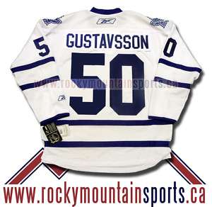 JONAS GUSTAVSSON TORONTO MAPLE LEAFS NEW AWAY JERSEY  