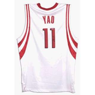  Autographed Yao Ming Uniform   WHITE ADIDAS AUTH Sports 