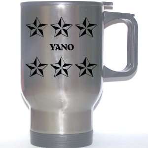  Personal Name Gift   YANO Stainless Steel Mug (black 