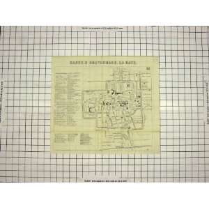   ANTIQUE MAP c1790 c1900 PLAN HAGUES GRAVENHAGE HAYE