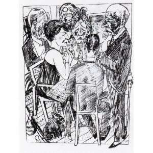   Oil Reproduction   Max Beckmann   24 x 32 inches   The Disappointed I