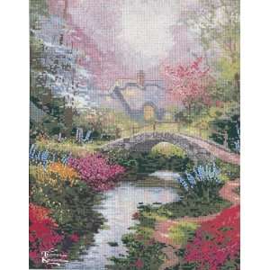   Brookside Hideaway Counted Cross Stitch Kit  11X14 14 Count (51157