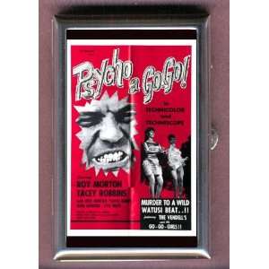  PSYCHO A GO GO 65 POSTER PUNK Coin, Mint or Pill Box 