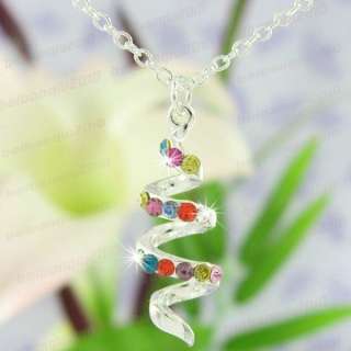 New Charming Jewel Multicolor crystal Necklace N1081C  