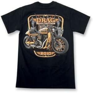    DRAG SPECIALTIES T SHRT 2010 BLK SS MD 3030 5297 Automotive